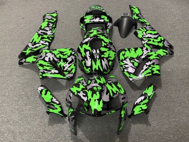 Camouflage & Vert 05-06 CBR600RR Carénage Moto