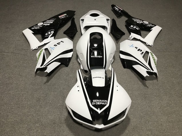 Conception Noir & Blanc 13-23 CBR600RR Carénage Moto