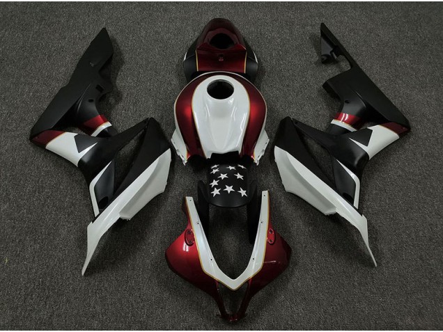 Course Rouge & Noir 09-12 CBR600RR Carénage Moto