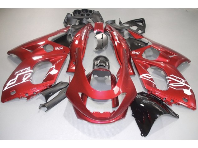 Décalcomanies Rouges & Blanches Brillantes 98-07 YZF600 Carénage Moto