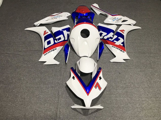 Design De Course Blanc 12-16 CBR1000RR Carénage Moto