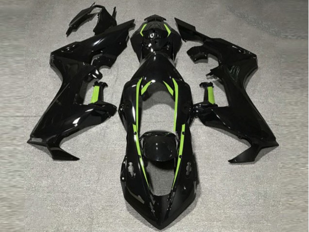 Doublure Noir Brillant & Vert Citron 17-23 CBR1000RR Carénage Moto