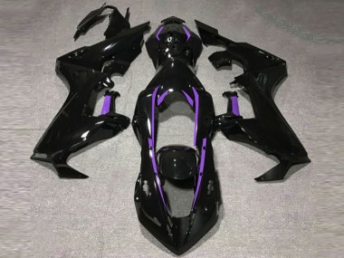 Doublure Noire Brillante & Violette 17-23 CBR1000RR Carénage Moto