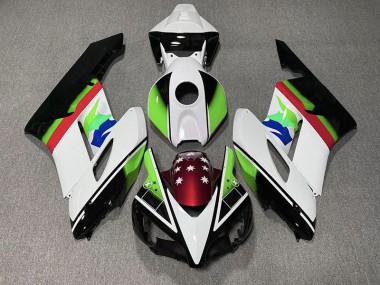 Drapeau Vert & Rouge 04-05 CBR1000RR Carénage Moto