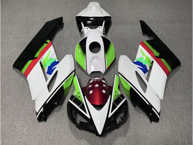 Drapeau Vert & Rouge 04-05 CBR1000RR Carénage Moto