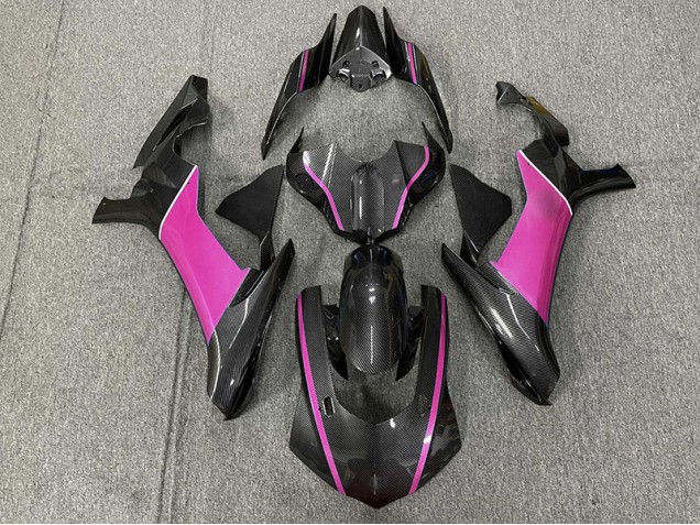 Fibre De Carbone & Rose 15-19 R1 Carénage Moto