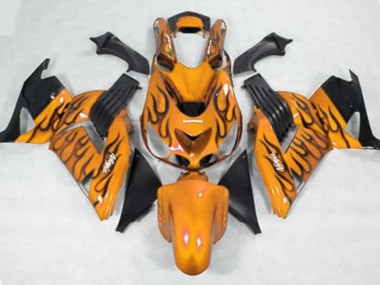 Giallo Nero Fiamma 06-11 ZX14R Carénage Moto