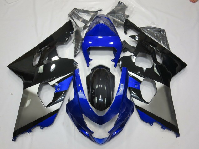 Gris Bleu & Noir 04-05 GSXR 600-750 Carénage Moto