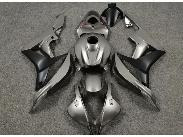 Gris Brillant & Noir 07-08 CBR600RR Carénage Moto