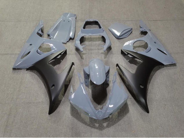 Gris & Noir Mat 03-04 R6 Carénage Moto
