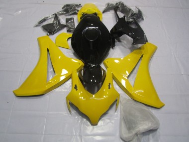 Jaune Clair & Noir 08-11 CBR1000RR Carénage Moto