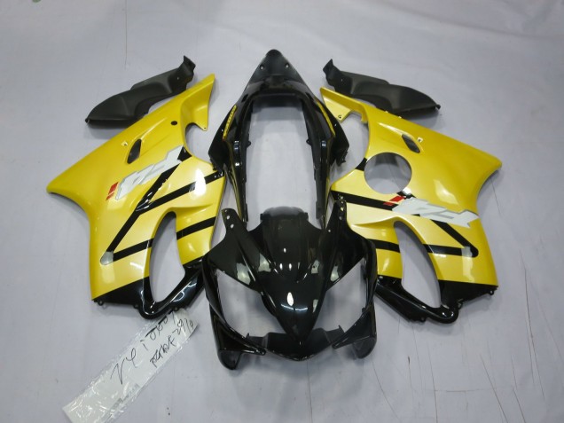 Jaune Perle Noir Brillant 04-07 CBR600 F4i Carénage Moto