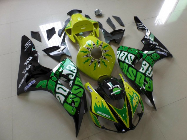 Jaune Rossi 06-07 CBR1000RR Carénage Moto