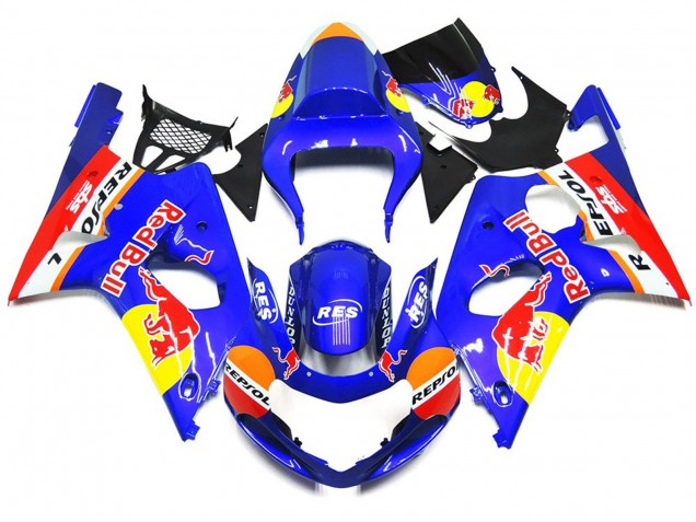 Kit De Style Red Bull Personnalisé OEM 00-02 GSXR 1000 Carénage Moto