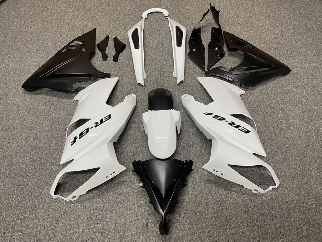 Logo Blanc Noir 09-11 Ninja 650R Carénage Moto