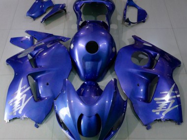 Logo Bleu Brillant & Argent 97-07 GSXR 1300 Carénage Moto