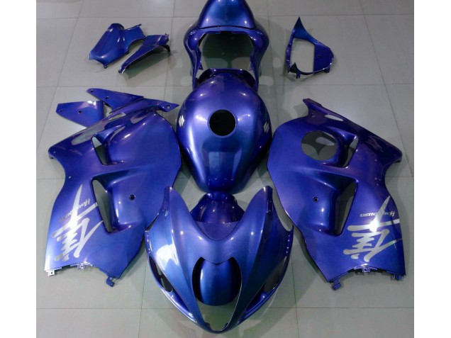 Logo Bleu Brillant & Argent 97-07 GSXR 1300 Carénage Moto