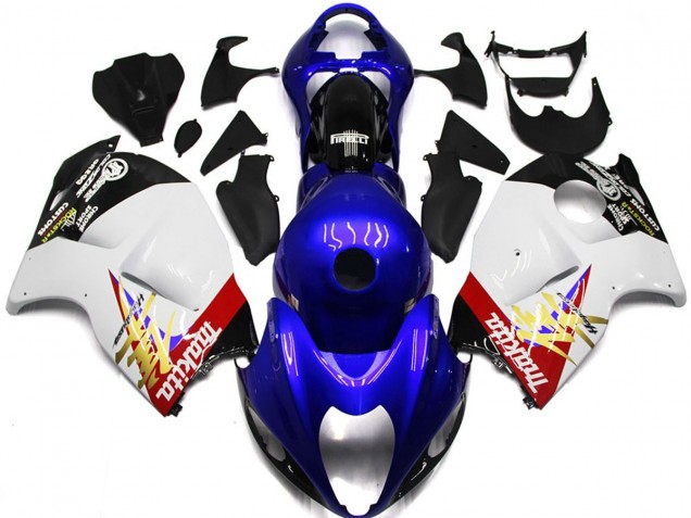 Logo Personnalisé Bleu & Blanc 97-07 GSXR 1300 Carénage Moto