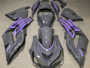 Nardo Gris & Violet 12-21 ZX14R Carénage Moto