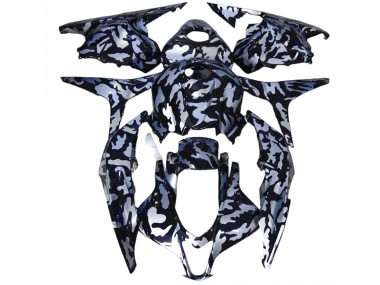 Neige Argentée Camo 09-12 CBR600RR Carénage Moto