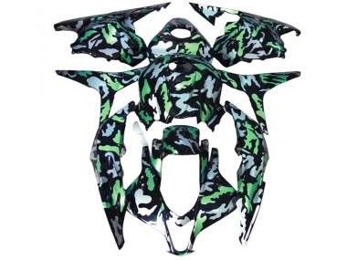 Neige Verte Camo 09-12 CBR600RR Carénage Moto