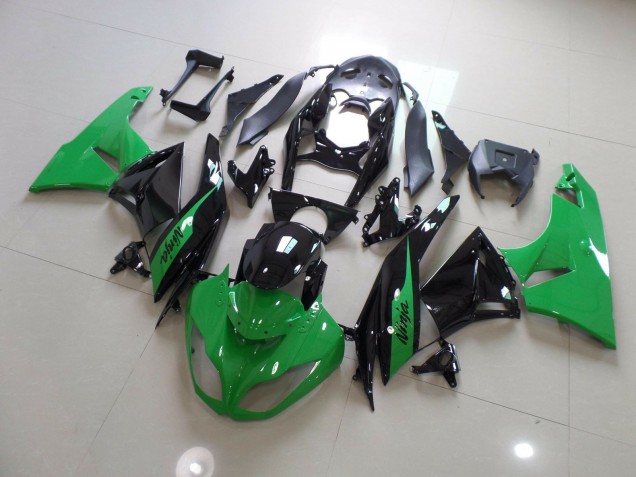 Ninja Noir Vert 09-12 ZX6R Carénage Moto