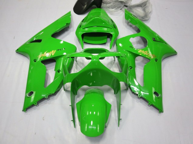 Ninja Vert 03-04 ZX6R Carénage Moto