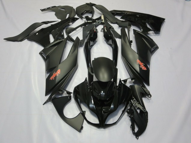 Noir 09-12 ZX6R Carénage Moto