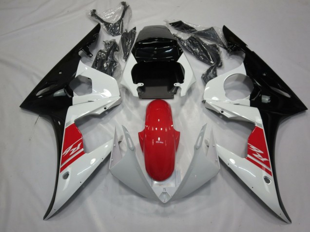 Noir Blanc & Rouge 05 R6 Carénage Moto