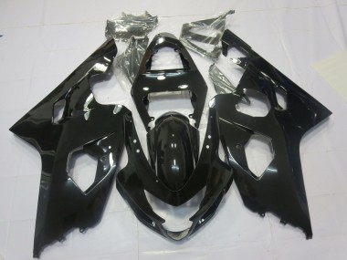 Noir Brillant 04-05 GSXR 600-750 Carénage Moto
