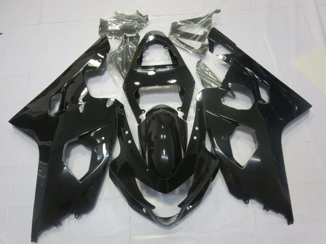 Noir Brillant 04-05 GSXR 600-750 Carénage Moto