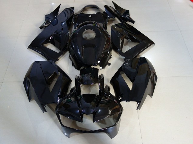 Noir Brillant 13-23 CBR600RR Carénage Moto