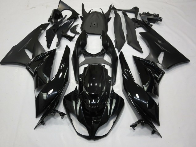 Noir Brillant Mat 09-12 ZX6R Carénage Moto