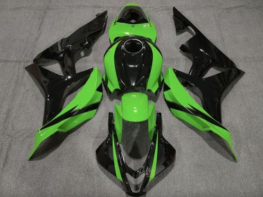 Noir Brillant & Vert 07-08 CBR600RR Carénage Moto