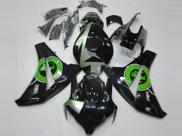 Noir Brillant & Vert 08-11 CBR1000RR Carénage Moto