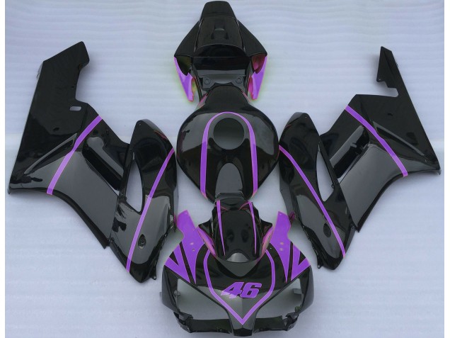 Noir Brillant & Violet 04-05 CBR1000RR Carénage Moto