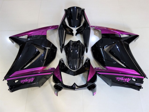 Noir Brillant & Violet 08-12 Ninja 250 Carénage Moto