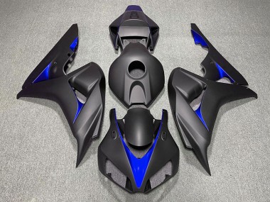 Noir Mat & Bleu 06-07 CBR1000RR Carénage Moto