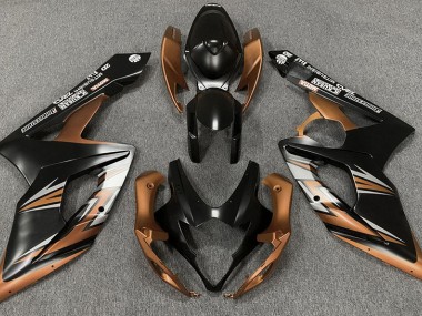 Noir Mat & Bronze 05-06 GSXR 1000 Carénage Moto