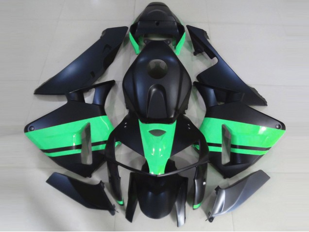 Noir Mat & Vert Spécial 05-06 CBR600RR Carénage Moto