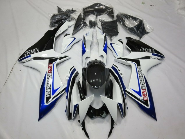 Noir Rockstar 11-24 GSXR 600-750 Carénage Moto