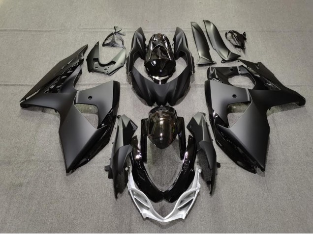 Noir Uni Mat & Brillant 09-16 GSXR 1000 Carénage Moto