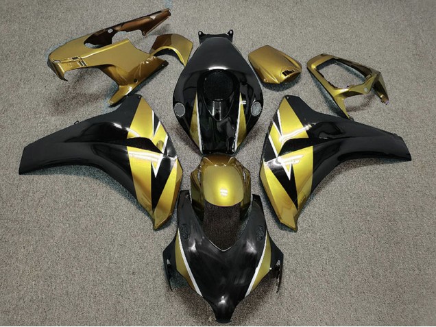 Or & Noir 08-11 CBR1000RR Carénage Moto