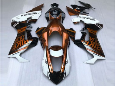 Orange & Blanc Personnalisé 17-23 CBR1000RR Carénage Moto
