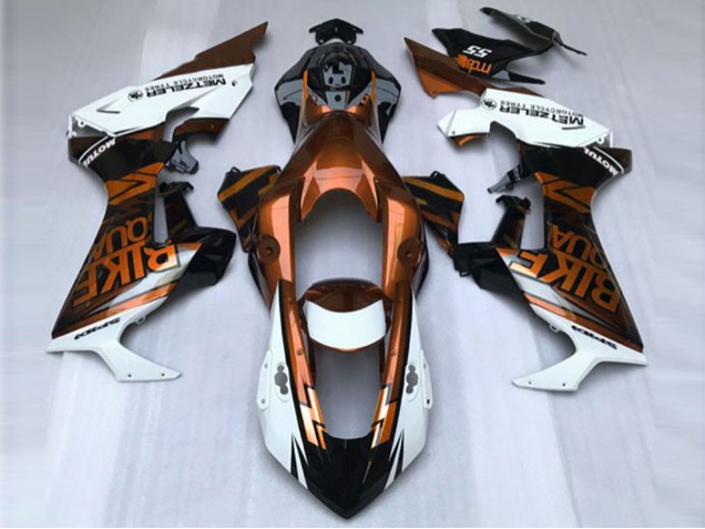 Orange & Blanc Personnalisé 17-23 CBR1000RR Carénage Moto