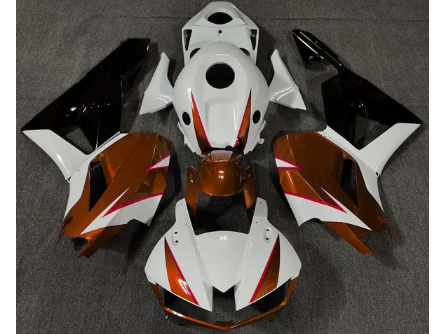 Orange Brillant Blanc & Rouge 13-23 CBR600RR Carénage Moto