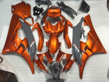 Orange Brûlée & Nardo 06-07 R6 Carénage Moto