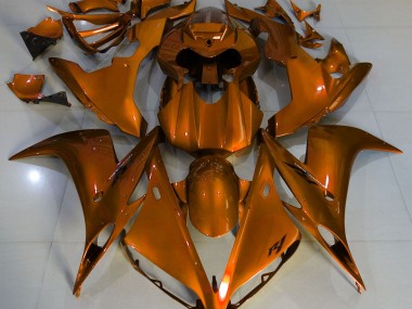 Orange Foncé 04-06 R1 Carénage Moto