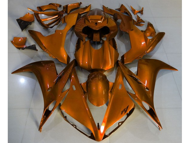 Orange Foncé 04-06 R1 Carénage Moto