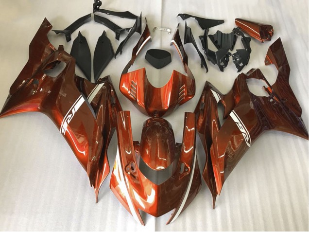 Orange Foncé 17-21 R6 Carénage Moto